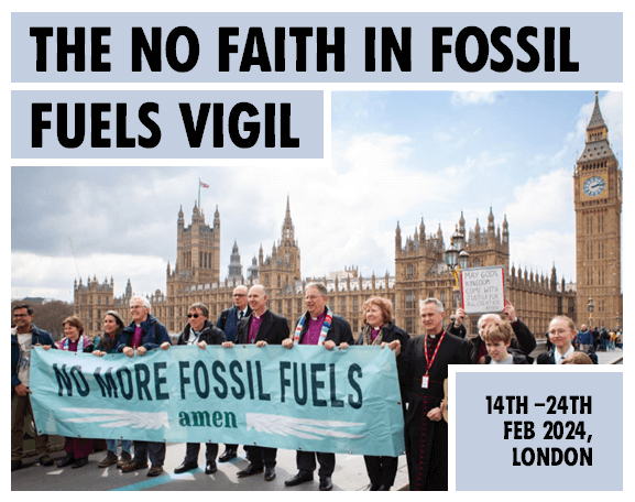 Read more about the article No faith in fossil fuels Lent vigil