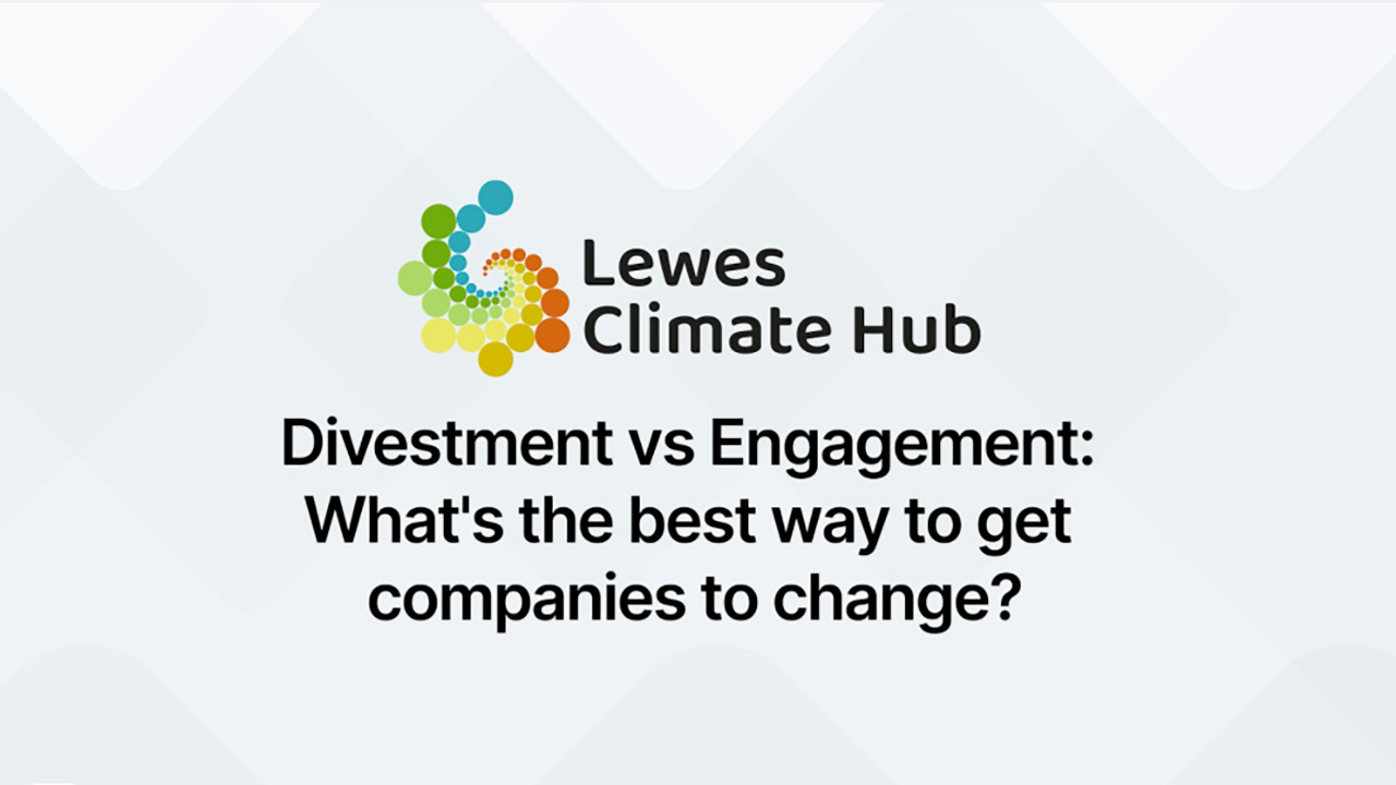 Read more about the article Video: Green Money Debate – Divestment vs Engagement