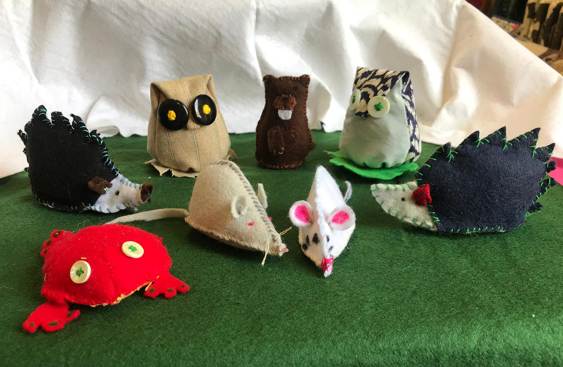 felt animals