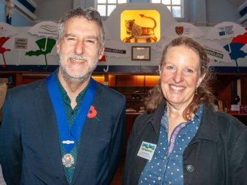 The Mayor of Lewes and Wendy Maples