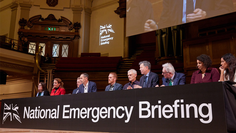 National emergency briefing