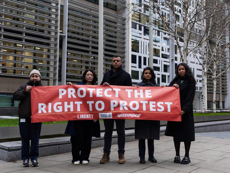 protect the right to protest